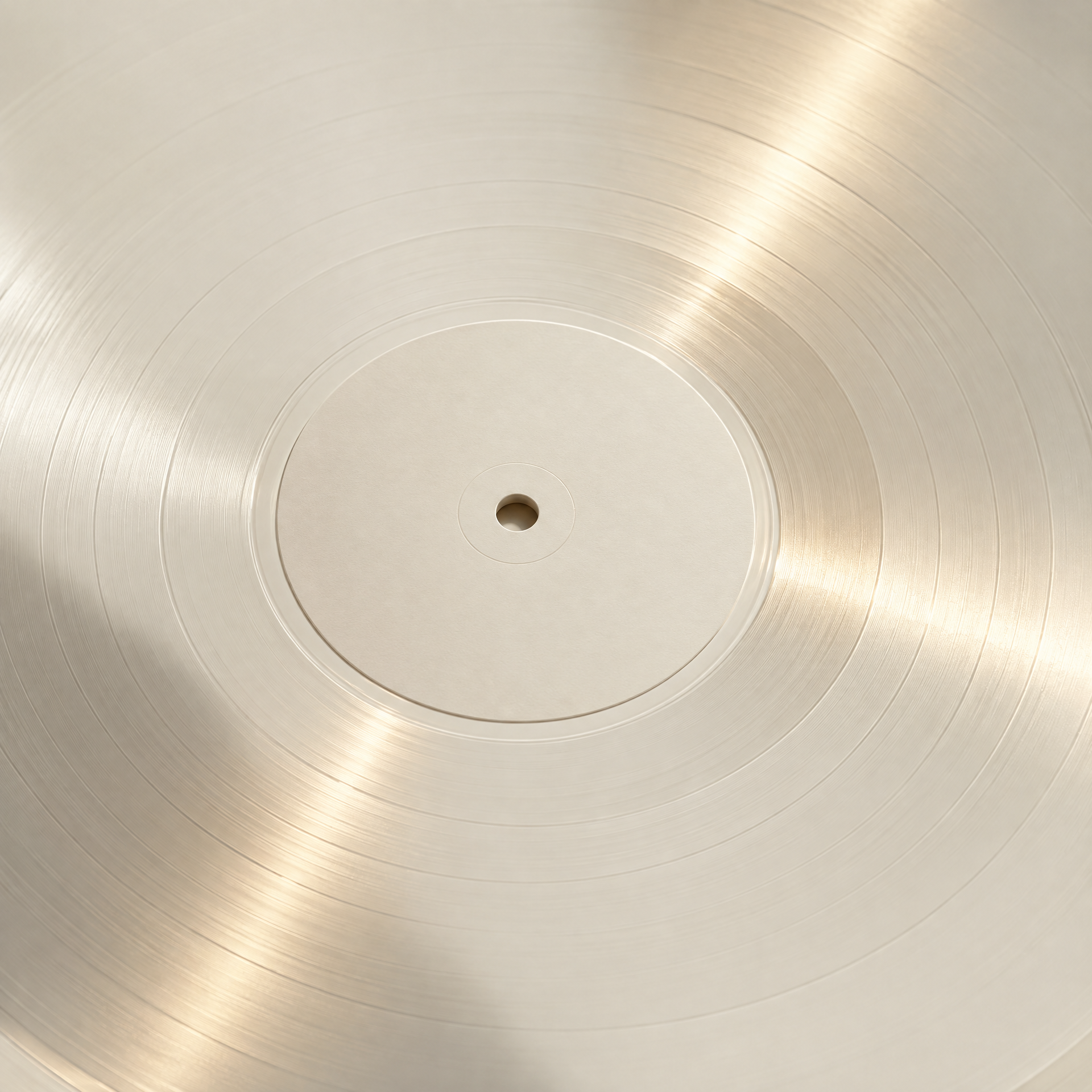 Abstraktes Covermotiv mit heller Vinyl-Textur.